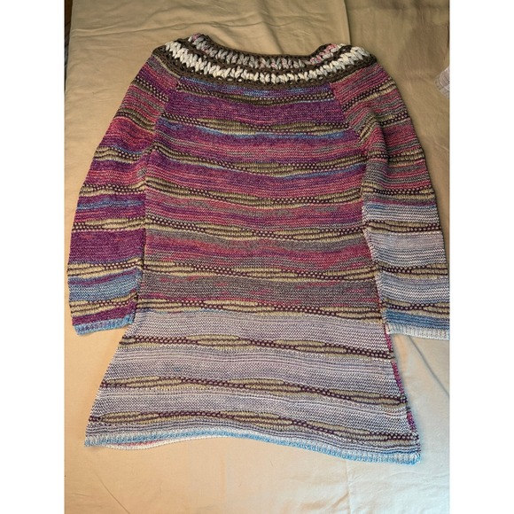 Diktons Barcelona Knit Tunic Sm  Sweater Bohemian Indie Granola Earthy - Picture 3 of 4